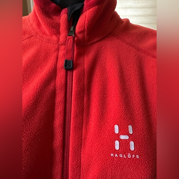 Haglöfs Scandinavian full-zip fiery red fleece - Picture 11 of 12